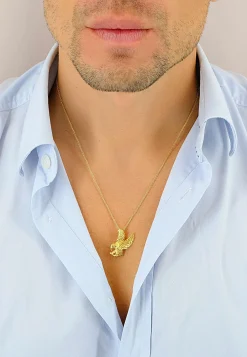 Anhänger Adler Gelbgold 750, 27x17mm