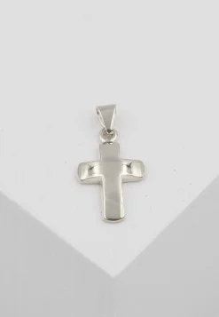 Anhänger Balken-Kreuz Weissgold 750, 18x9mm