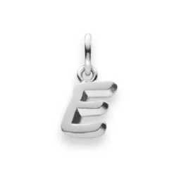 Anhänger Buchstabe E Silber 925, 13x7mm
