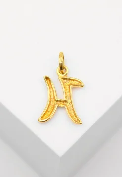 Anhänger Buchstabe H Gelbgold 750, 20x13mm