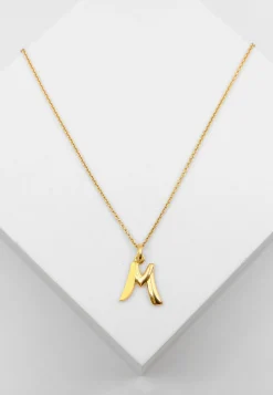 Anhänger Buchstabe M Gelbgold 750, 20x13mm