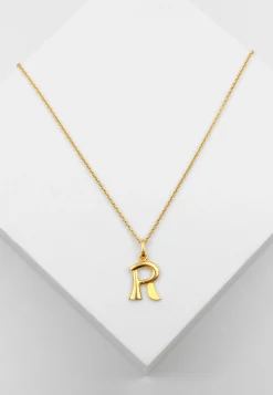 Anhänger Buchstabe R Gelbgold 750, 20x10mm