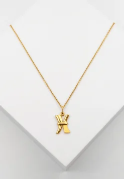 Anhänger Buchstabe x Gelbgold 750, 20x10mm