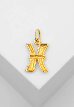 Anhänger Buchstabe x Gelbgold 750, 20x10mm