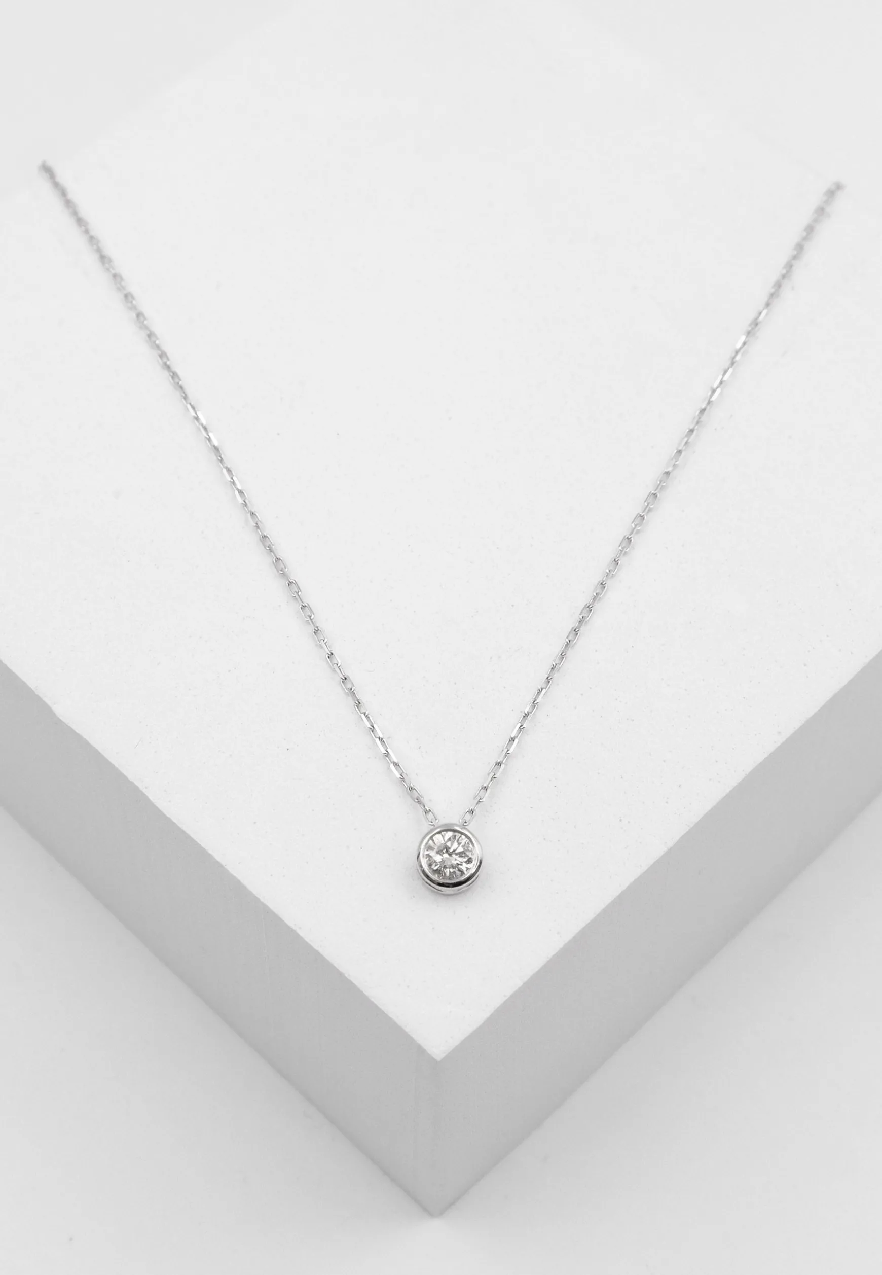 Anhänger Diamant 0.30ct. Weissgold 750