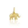 Anhänger Elefant Gelbgold 750, 17x15mm