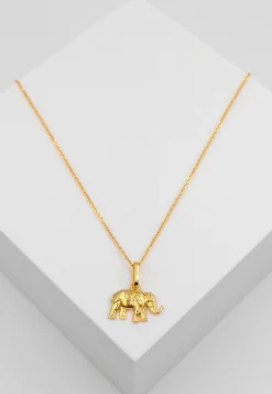 Anhänger Elefant Gelbgold 750, 17x15mm