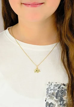 Anhänger Elefant Gelbgold 750, 17x15mm