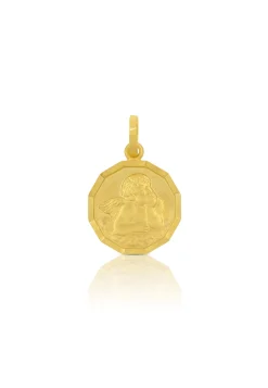 Anhänger Engel Gelbgold 750, 19x12mm