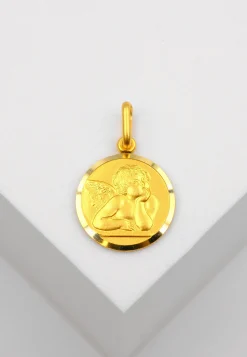 Anhänger Engel Gelbgold 750, 20x12mm