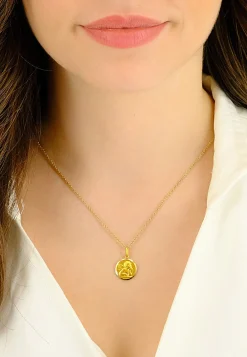 Anhänger Engel Gelbgold 750, 22x14mm