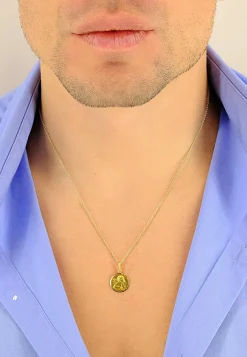 Anhänger Engel Gelbgold 750, 20x12mm