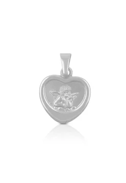 Anhänger Engel Weissgold 750, 17x11mm