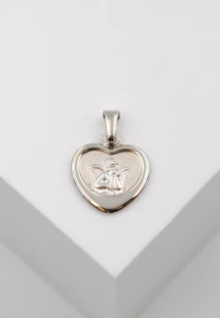 Anhänger Engel Weissgold 750, 17x11mm