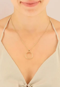 Anhänger 20er Vreneli-Fassung Gelbgold 750, 31x24mm