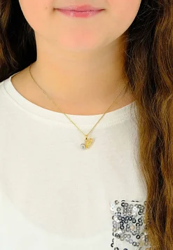 Anhänger Fussballschuh Bicolor Gelb-/Weissgold 750, 16x15mm