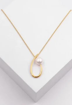 Anhänger Gelbgold 750 Süsswasserperle 8-8.5mm