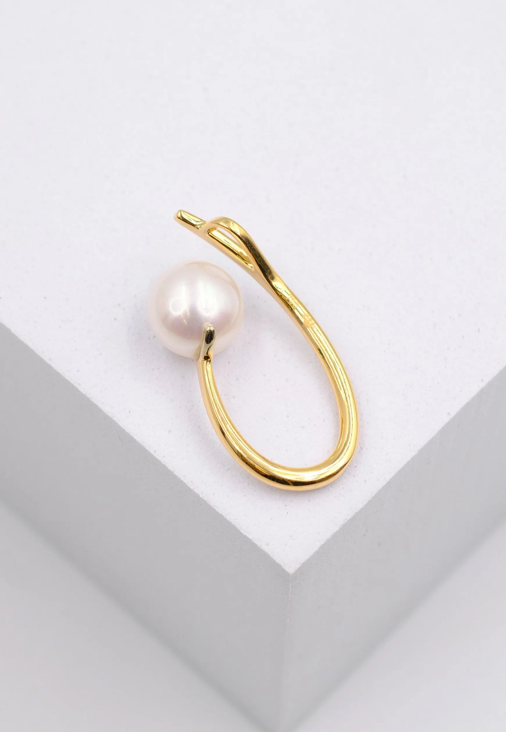 Anhänger Gelbgold 750 Süsswasserperle 8-8.5mm