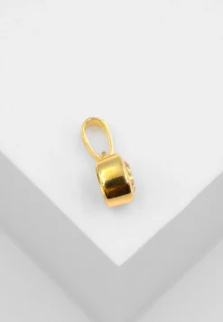 Anhänger Gelbgold 750 Zirkonia, 15x8mm