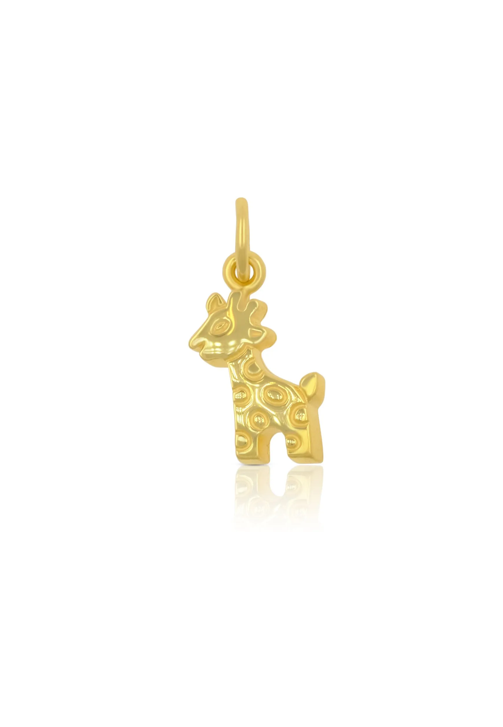 Anhänger Giraffe Gelbgold 750, 19x9mm