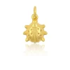 Anhänger Glückskäfer Gelbgold 750, 16x10mm