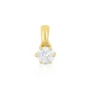 Anhänger 6-Griff-Fassung Diamant 0.25ct. Gelbgold 750
