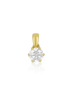Anhänger 6-Griff-Fassung Diamant 0.50ct. Gelbgold 750