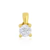 Anhänger 4-Griff-Fassung Diamant 0.50ct. Gelbgold 750