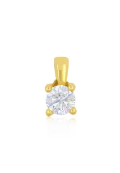 Anhänger 4-Griff-Fassung Diamant 0.50ct. Gelbgold 750