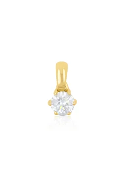 Anhänger 6-Griff-Fassung Diamant 0.25ct. Gelbgold 750