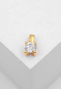 Anhänger 4-Griff-Fassung Diamant 0.50ct. Gelbgold 750