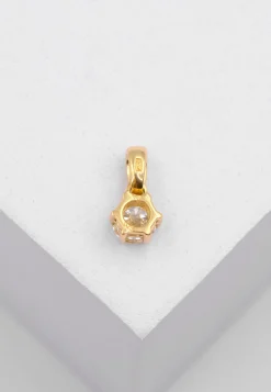 Anhänger 6-Griff-Fassung Diamant 0.25ct. Gelbgold 750