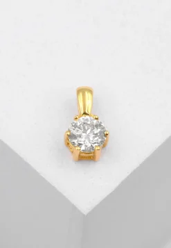 Anhänger 6-Griff-Fassung Diamant 0.50ct. Gelbgold 750