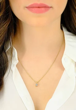 Anhänger 4-Griff-Fassung Diamant 0.50ct. Gelbgold 750