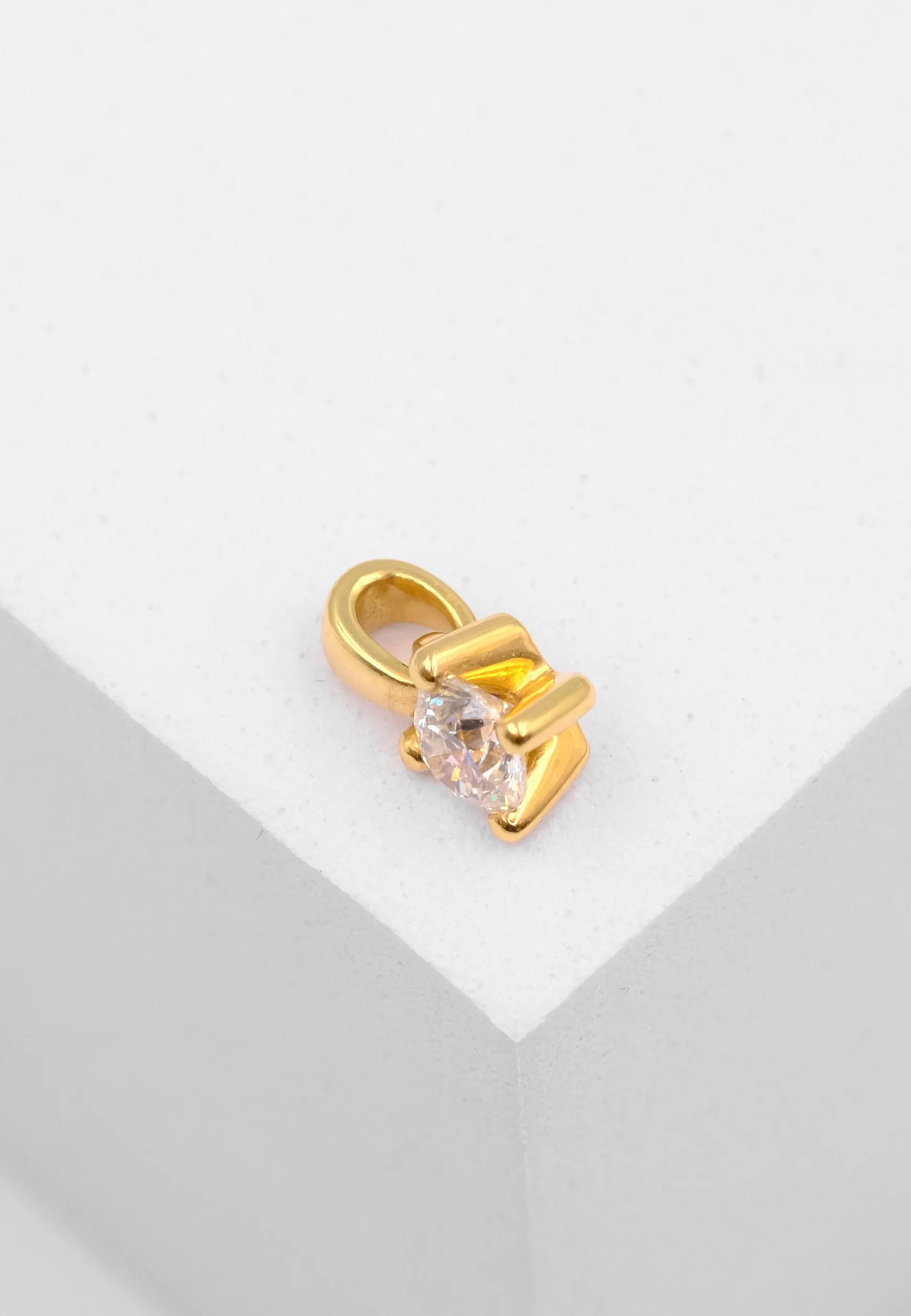 Anhänger 4-Griff-Fassung Diamant 0.30ct. Gelbgold 750