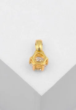 Anhänger 6-Griff-Fassung Diamant 0.50ct. Gelbgold 750