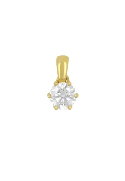 Anhänger 6-Griff-Fassung Diamant 0.50ct. Gelbgold 750