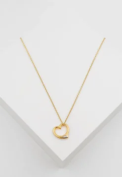 Anhänger Herz Gelbgold 750 Diamant 0.02ct. 12x12mm