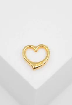 Anhänger Herz Gelbgold 750 Diamant 0.02ct. 12x12mm