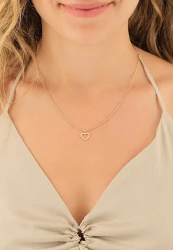 Anhänger Herz Gelbgold 750 Diamant 0.12ct. 10X9mm