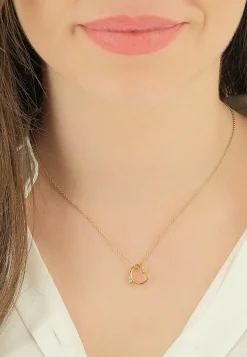 Anhänger Herz Gelbgold 750 Diamant 0.02ct. 12x12mm