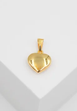 Anhänger Herz Gelbgold 750, 15x10mm