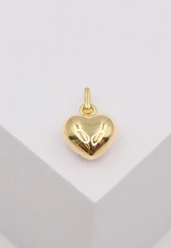 Anhänger Herz Gelbgold 750, 15x10mm