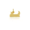 Anhänger Hobel Gelbgold 750, 14x14mm