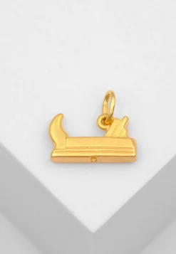 Anhänger Hobel Gelbgold 750, 14x14mm