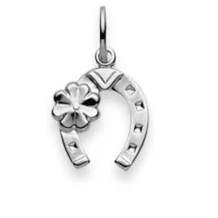 Anhänger Hufeisen Silber 925, 17x10mm