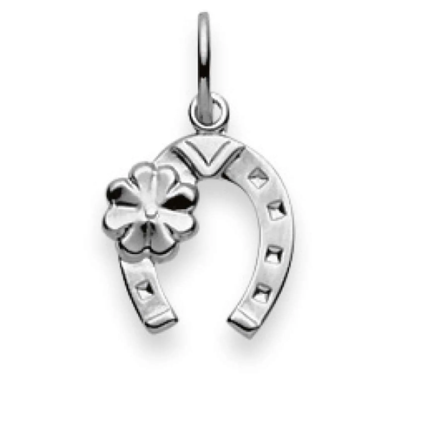 Anhänger Hufeisen Silber 925, 17x10mm