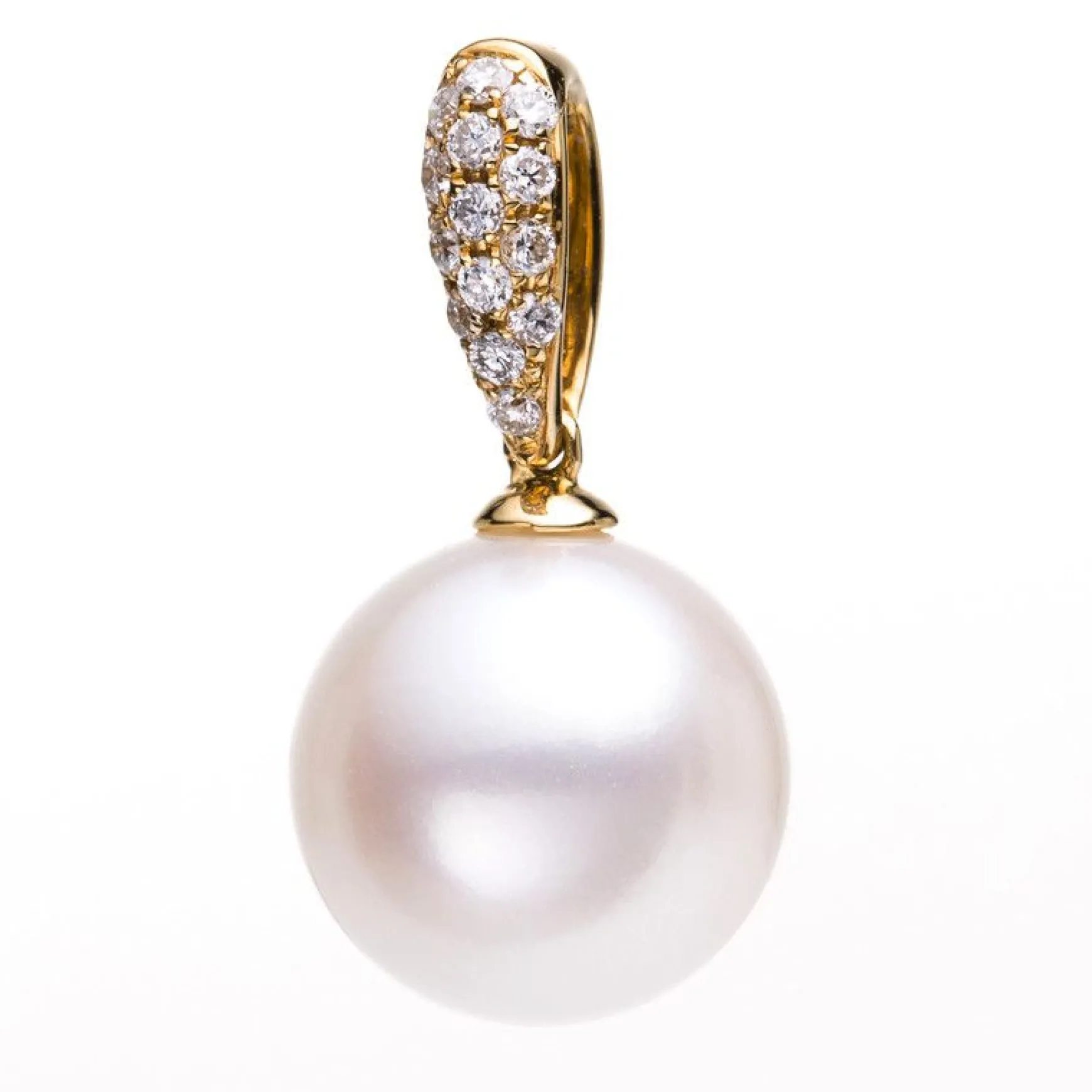 Anhänger 750/18K Gelbgold Diamant 0.1ct.