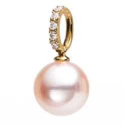 Anhänger 750/18K Gelbgold Diamant 0.1ct.