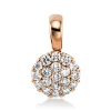 Anhänger 750/18K Rotgold Diamant 0.28ct.
